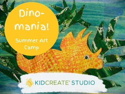 Dinomania Summer Art Camp (4-7 years)